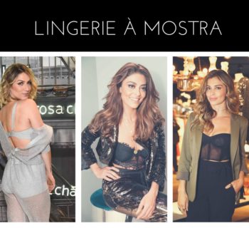 Lingerie à mostra